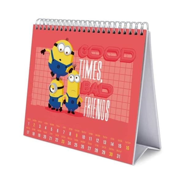 2023 Minions skrivbordskalender