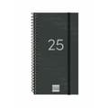 Miniatyrbillede 2 af 7: Dagbog Finocam YEAR Sort Mini 9,4 x 17,1 cm 2025
