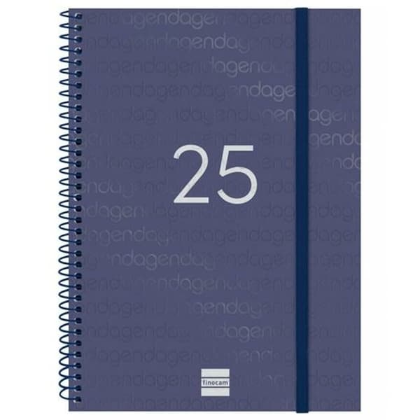 Dagbog Finocam YEAR Blå A5 15,5 x 21,2 cm 2025