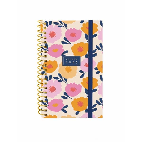 Dagbog Finocam DESIGN COLLECTION 7,9 x 12,7 cm 2025 Floral