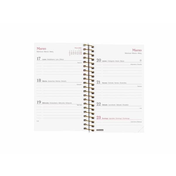 Dagbog Finocam DESIGN COLLECTION Mini 7,9 x 12,7 cm 2025 Floral
