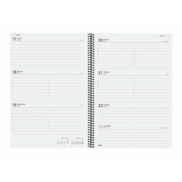 Dagbog Finocam YEAR Sort A4 21 x 29,7 cm 2025