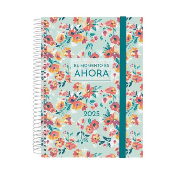 Dagbok Finocam DESIGN COLLECTION A5 15,5 x 21,2 cm 2025 Blommig