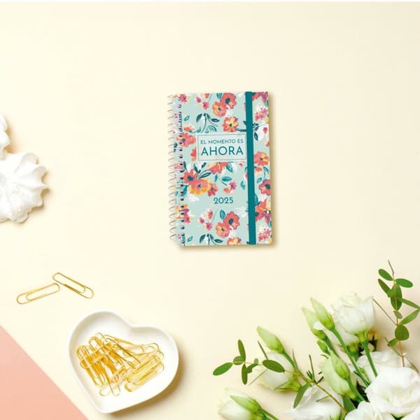 Dagbog Finocam DESIGN COLLECTION 7,9 x 12,7 cm 2025 Floral