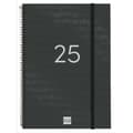 Miniatyrbillede 1 af 6: Dagbog Finocam YEAR Sort A4 21 x 29,7 cm 2025