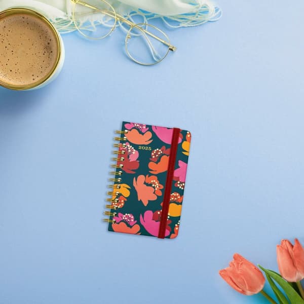 Dagbok Finocam YOU 7,9 x 12,7 cm 2025 Blomster
