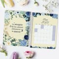 Miniatyrbilde 5 av 8: Dagbok Finocam CLOE A5 15,5 x 21,2 cm 2025 Blomster