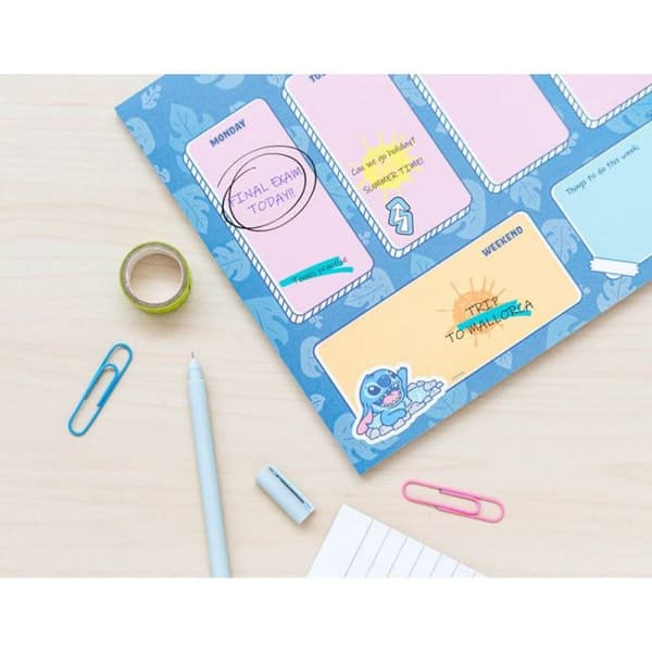 Agenda - Disney - Stitch - 54 Sidor - Format A4 - Mjuk