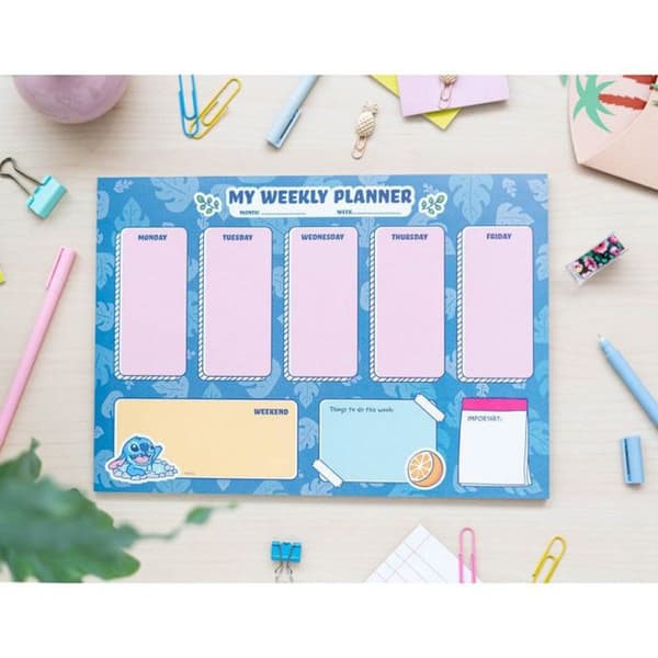 Agenda - Disney - Stitch - 54 Sidor - Format A4 - Mjuk