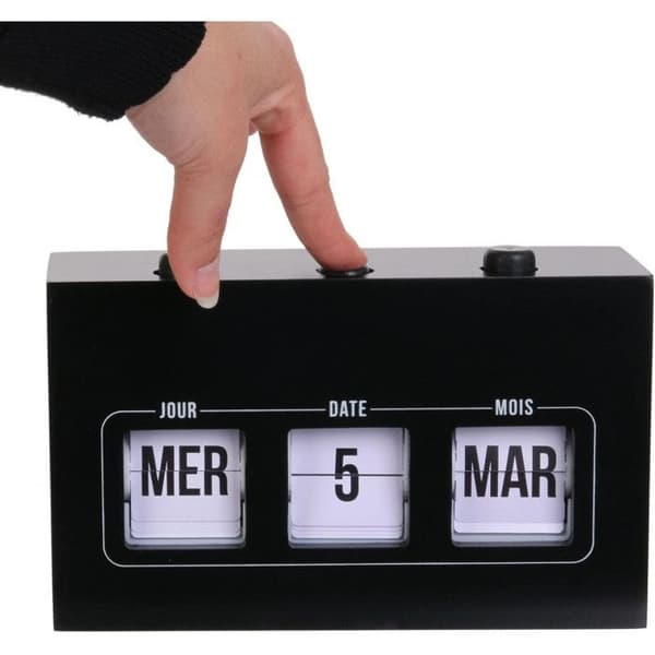 Kalender Flip Flap - Svart