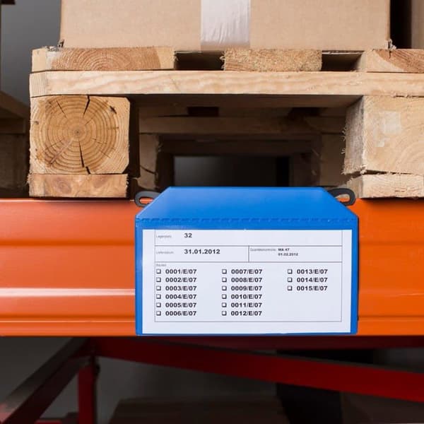 Krog Grid Box Paket med 100 pärmar Krokar och magnetremsa, DIN A4 liggande, förpackning om 25