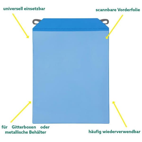 Krog Grid Box Paket med 100 pärmar Krokar och magnetremsa, DIN A4 liggande, förpackning om 25