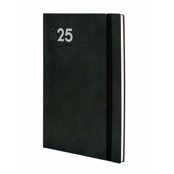 Dagbog Finocam DYNAMIC MARA Y11 Sort 16,5 x 24 cm 2025
