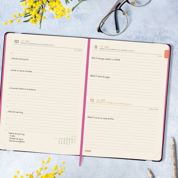 Dagbog Finocam FLEXI JOY A5 14,8 x 21 cm 2025 Floral