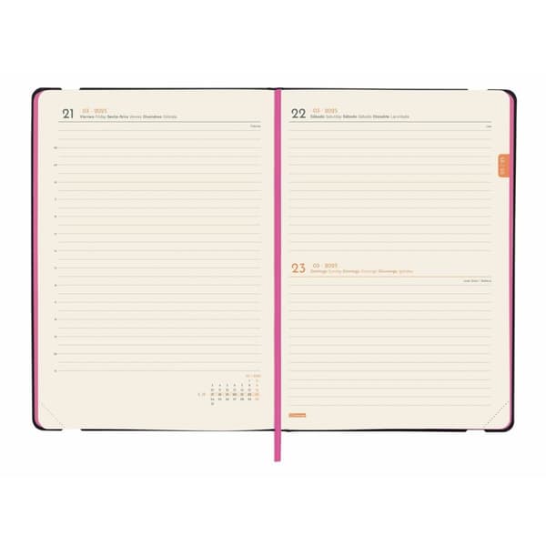 Dagbog Finocam FLEXI JOY A5 14,8 x 21 cm 2025 Floral