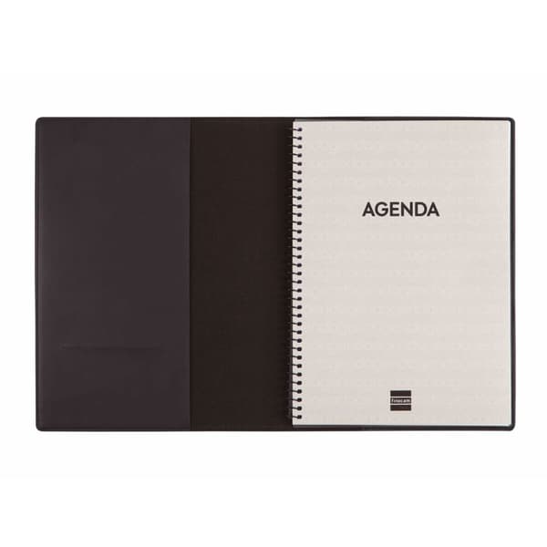 Dagbog Finocam DUOBAND E10 Sort A5 15,5 x 21,2 cm 2025 Notesblokken