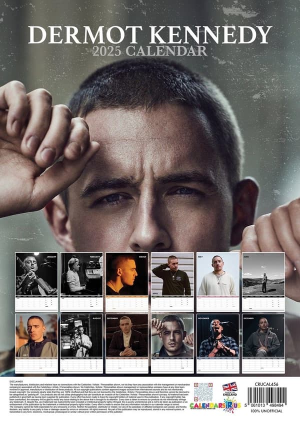 Dermot Kennedy 2025 Kalender