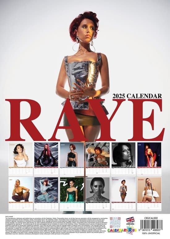 Raye 2025 Kalender