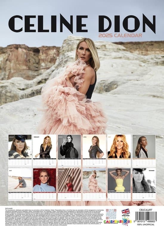Celine Dion 2025 Kalender