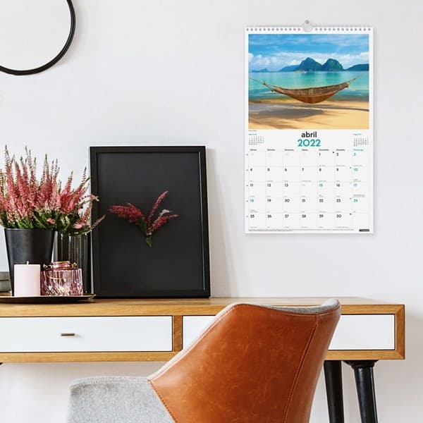Finocam - 1 - Kalender 2022 250 x 400 mm Spiralväggbilder för att skriva himmelska katalanska landskap