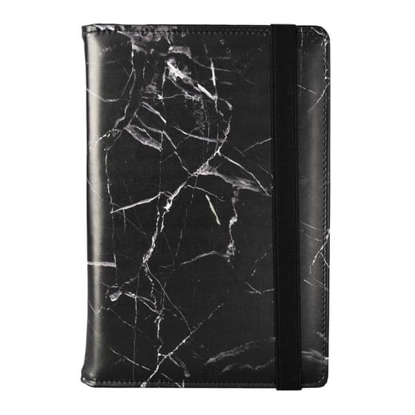 Sort marmor A5 ugekalender med udskiftelig Print Marble indsats