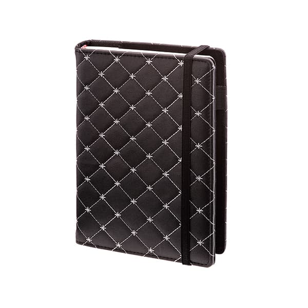Svart premium Paris-arrangör med utbytbar insats 13x19cm och kalender