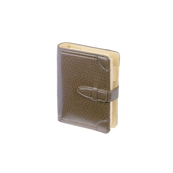 Zurich brun premium organizer med udskiftelig indsats 11x14,5 cm og kalender