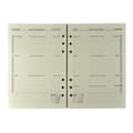 Miniatyrbild 2 av 3: Svart premium organizer Werona med utbytbar insats 17,5x23,5cm med kalender 2025
