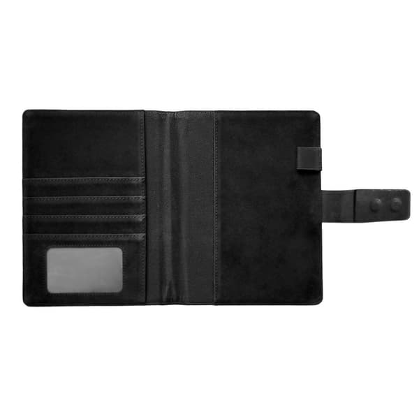Premium svart A5 notebook med utbytbar insats och Cambridge 180k magnetisk stängning