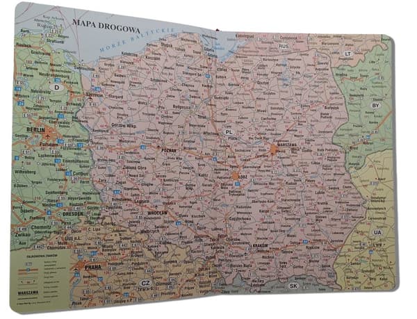 Svart A5 veckokalender med utbytbar insats, 42B elastisk bandstängning