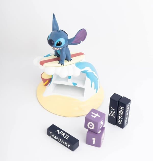 Grupo Erik - CP3D06 - Disney Perpetual Calendar, Stitch | Kalenderfigur, kontorsdekoration, barnkalender