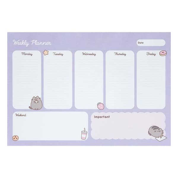 Pusheen - Veckoplanerare från Moments-kollektionen 54 A4-sidor