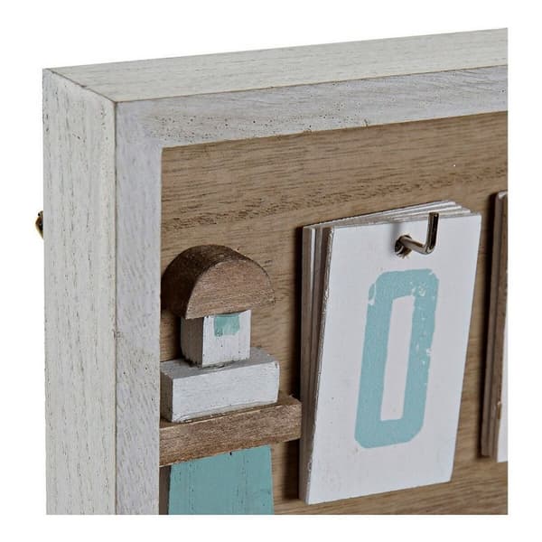Puinen Kalenteri DKD Home Decor (22 x 3 x 22 cm)