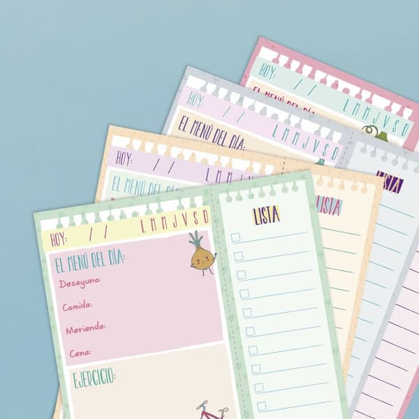 Daily planner Finocam TALKUAL 14,8 x 21 cm Hvid