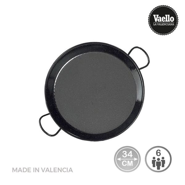 Paella - Vaello - Ø34cm - Induktion - Vitrokeramik - 6 personer