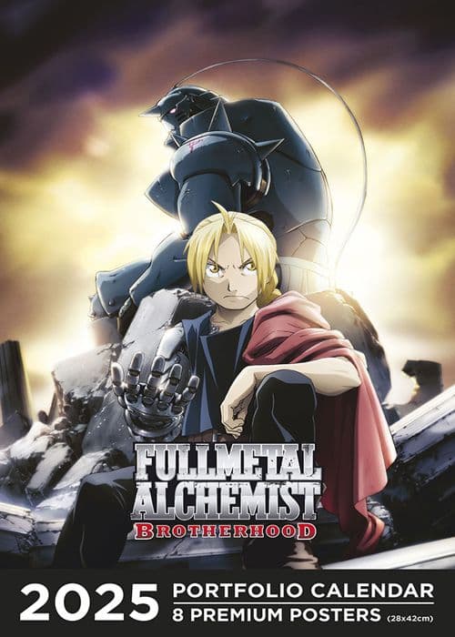 Fullmetal Alchemist 2025 Portfolio Calendar