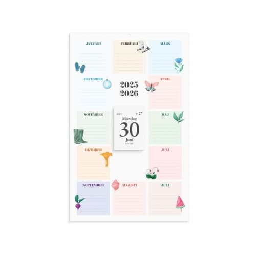 Väggkalender Klassens almanacka 25/26