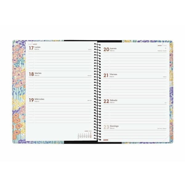 Dagbog Finocam Duodesign Color A5 15,5 x 21,2 cm 2025