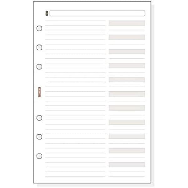 Reservdelar för telefoner - FINOCAM - Öppen R554 - Påfyllning för planerare - Neutral papper - 50 ark