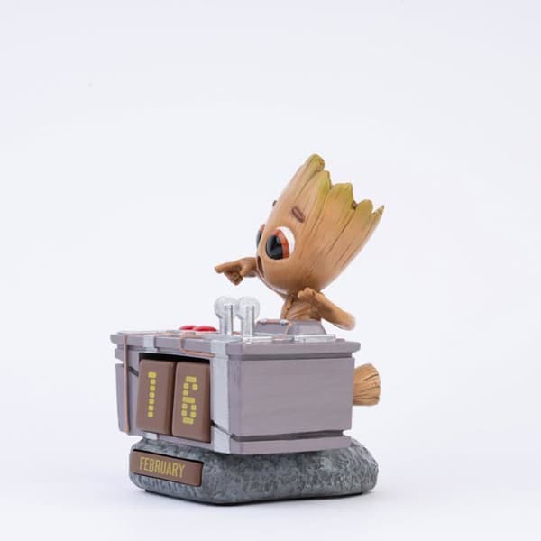 Grupo Erik - CP3D03 - Marvel Perpetual Calendar, Baby Groot | Kalenderfigur, kontorsdekoration, barnkalender