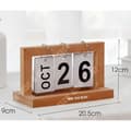 Miniatyrbild 3 av 4: TD® Jul Adventskalender Kreativt trä skrivbordsdekoration present månad hem nordisk stil studie evig födelsedag evig jo