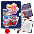 Miniatyrbillede 2 af 5: Dagbog med en 3D hængelås Włochy A5 Paw Patrol marineblå 96 sider
