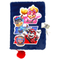 Miniatyrbillede 1 af 5: Dagbog med en 3D hængelås Włochy A5 Paw Patrol marineblå 96 sider