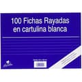 Miniatyrbild 1 av 2: Randiga ark - MARIOLA - 3115R - Paket om 100 - 215 x 150 mm - Vit