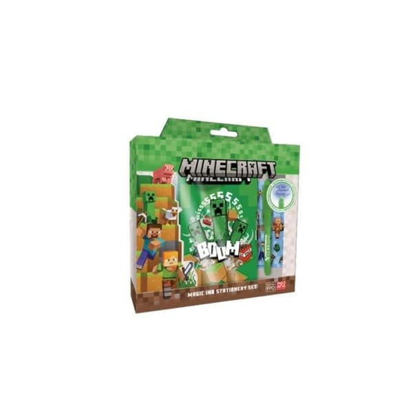 Barn Euroswan Minecraft dagbok låsbar med magisk penna - osynlig UV-bläck - Perfekt för fans