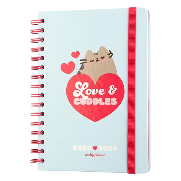 Pusheen-Veckokalender/planerare2023/2024frånPurrfectLove-kollektionen(14,8x21cm)