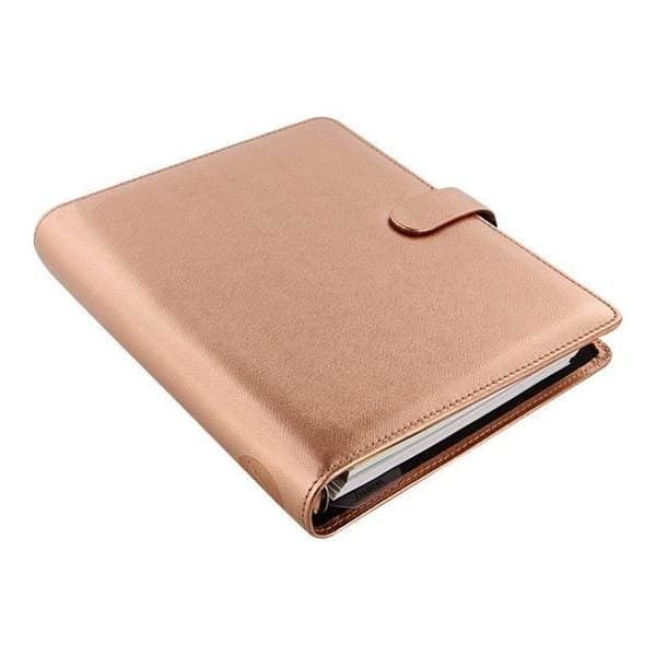 Organizer - Filofax - Saffiano Special Edition 2017 - A5 - Rose Gold Metallic - Mjuk