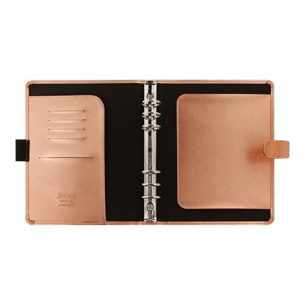 Organizer - Filofax - Saffiano Special Edition 2017 - A5 - Rose Gold Metallic - Mjuk