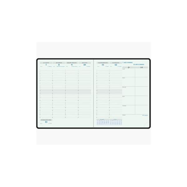 Veckoplanerare - EXACOMPTA - Horizons 27 Barbara - 21x27 cm - Vecka på 2 sidor - Imprim'Vert®