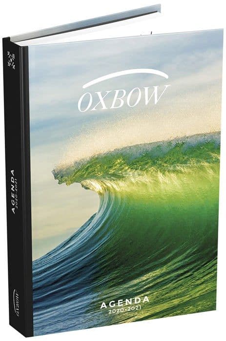 Oxbow - 100738966 - Wave School Agenda 2020 - 2021 Format 12x17cm Dagligen 352 sidor Hård pärm Grön